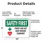 Signmission First Aid Kit AED Inside Cabinet With Symbol, 10 in W x Rectangle, Plastic OS-2PACK-SF-P-710-L-10622 - alternate 4